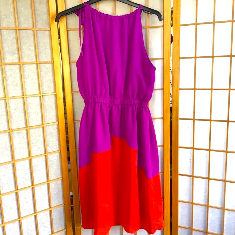 2 for 20$! T.l.h by Hype colour block halter dress S
